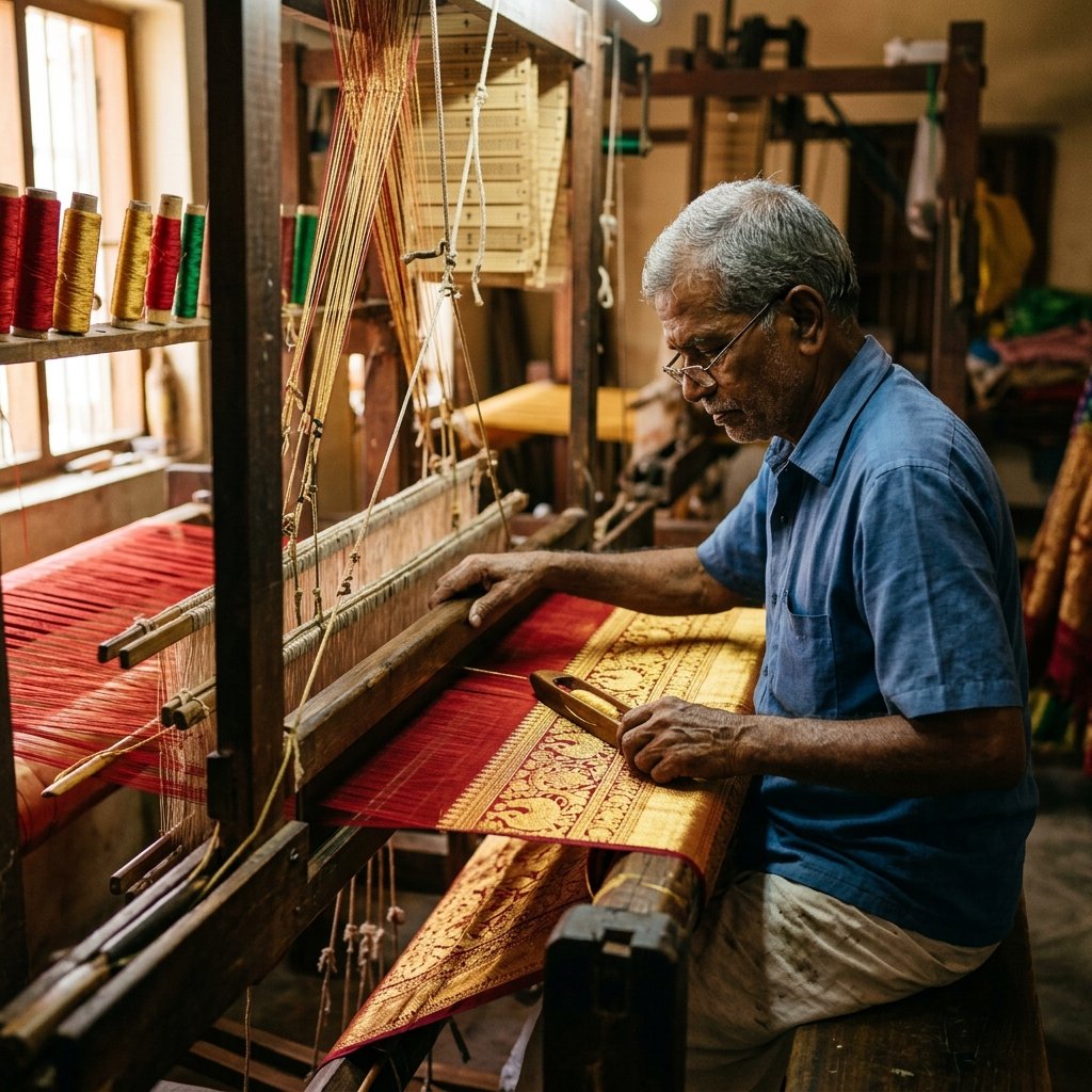 Handloom Master Weavers at Pavana Boutique